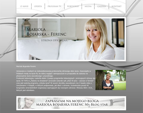 Mariola Bojarska - Ferenc - strona oficjalna